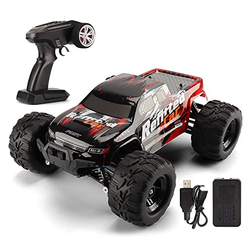 QIYHBVR Maßstab 1:16, Geschwindigkeit 30 km/h, Hochgeschwindigkeits-RC-Auto, 4WD-Hochgeschwindigkeits-Elektrospielzeug-Geländewagen, RC-Monstertruck, 2,4 GHz All-Terrain-RC-Geländewagen für Jungen, Ki QIYHBVR Maßstab 1:16, Geschwindigkeit 30 km/h, Hochgeschwindigkeits-RC-Auto, 4WD-Hochgeschwindigkeits-Elektrospielzeug-Geländewagen, RC-Monstertruck, 2,4 GHz All-Terrain-RC-Geländewagen für Jungen, Ki von QIYHBVR