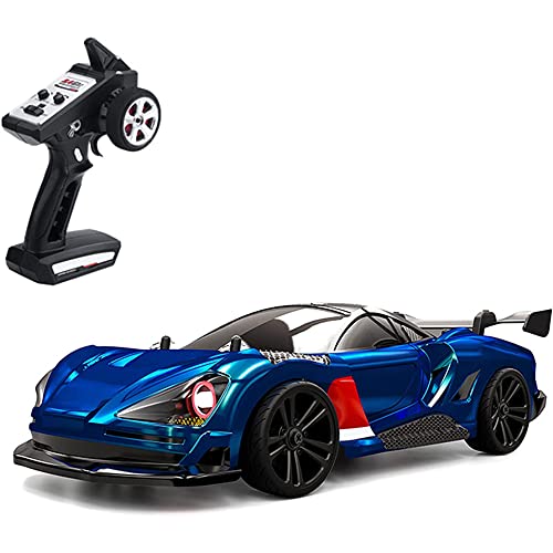 QIYHBVR Maßstab 1:16 35 Km/h Hochgeschwindigkeits-Fernsteuerungsauto 4WD Anti-Crush-RC-Rennauto 2,4-GHz-Elektrorennsport-Hobby-Spielzeugauto Drift-Spielzeugfahrzeug Mit Austauschbaren Reifen von QIYHBVR