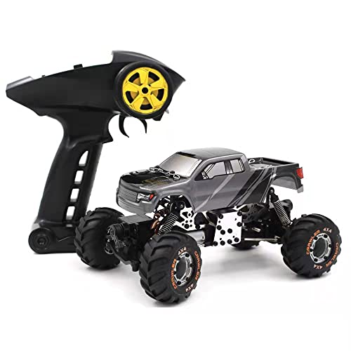 QIYHBVR Pickup Monster Truck, Ferngesteuertes Auto Im Maßstab 1:24, All-Terrain-Hobby, RC-Stuntautos, 2,4-GHz-Elektrospielzeug, Offroad-Raupen Für Jungen Und Mädchen QIYHBVR Pickup Monster Truck, Ferngesteuertes Auto Im Maßstab 1:24, All-Terrain-Hobby, RC-Stuntautos, 2,4-GHz-Elektrospielzeug, Offroad-Raupen Für Jungen Und Mädchen von QIYHBVR