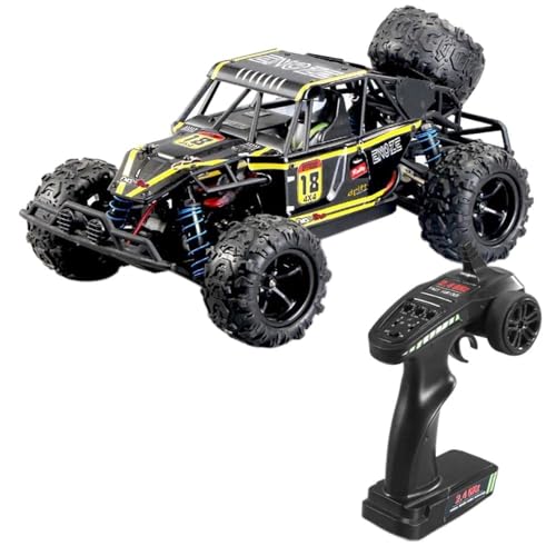 QIYHBVR RC-Auto, 2,4-GHz-Gelände-RC-Geländewagen, Mit LED-Leuchten, 40 Km/h 4WD-Hochgeschwindigkeits-RC-Geländewagen, Gelände-RC-Geländewagen Im Maßstab 1:18, Geschenk Für Erwachsene Und Kinder von QIYHBVR