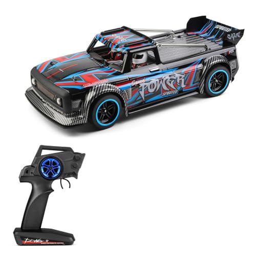 QIYHBVR RC-Auto, Bürstenloser RC-Flachrennwagen Im Maßstab 1:10, 60 Km/h Schnelles 4WD-Hochgeschwindigkeits-RC-Driftauto Mit Hydraulischen Stoßdämpfern, 2,4-GHz-Elektro-RC-Sportwagen QIYHBVR RC-Auto, Bürstenloser RC-Flachrennwagen Im Maßstab 1:10, 60 Km/h Schnelles 4WD-Hochgeschwindigkeits-RC-Driftauto Mit Hydraulischen Stoßdämpfern, 2,4-GHz-Elektro-RC-Sportwagen von QIYHBVR