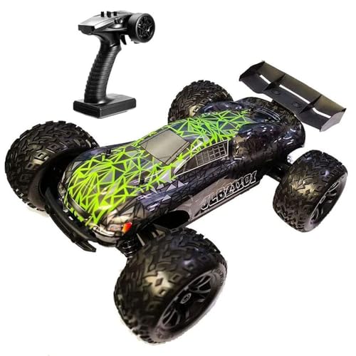 QIYHBVR RC-Auto, Bürstenloses RC-Geländefahrzeug Im Maßstab 1:10, 80 Km/h 4WD Hochgeschwindigkeits-RC-Geländefahrzeug, 2,4 GHz Geländegängiges Wasserdichtes RC-Geländefahrzeug, Geschenk Für von QIYHBVR
