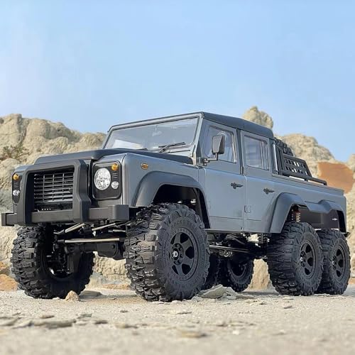 QIYHBVR RC-Auto, RC-Kletterauto Im Maßstab 1:10, Mit LED-Leuchten, 6 * 6-RC-Kletterauto Mit Zwei Geschwindigkeiten, 2,4-GHz-RC-Kletterauto Für Jedes Gelände, Mit Differenzialsperre QIYHBVR RC-Auto, RC-Kletterauto Im Maßstab 1:10, Mit LED-Leuchten, 6 * 6-RC-Kletterauto Mit Zwei Geschwindigkeiten, 2,4-GHz-RC-Kletterauto Für Jedes Gelände, Mit Differenzialsperre von QIYHBVR