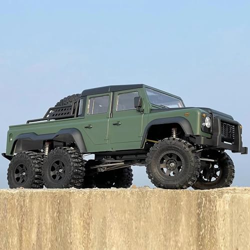 QIYHBVR RC-Auto, RC-Kletterauto Im Maßstab 1:10, Mit LED-Leuchten, 6 * 6-RC-Kletterauto Mit Zwei Geschwindigkeiten, 2,4-GHz-RC-Kletterauto Für Jedes Gelände, Mit Differenzialsperre QIYHBVR RC-Auto, RC-Kletterauto Im Maßstab 1:10, Mit LED-Leuchten, 6 * 6-RC-Kletterauto Mit Zwei Geschwindigkeiten, 2,4-GHz-RC-Kletterauto Für Jedes Gelände, Mit Differenzialsperre von QIYHBVR
