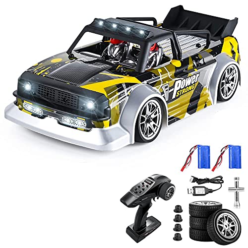 QIYHBVR RC-Cars, 1:16 30 Km/H Ferngesteuerte Offroad-Monster-Trucks, All-Terrain-Short-Course-RC-Truck, Hochgeschwindigkeits-Rennwagen, 2,4-GHz-Hobbyfahrzeuge, Spielzeug, Geschenke von QIYHBVR