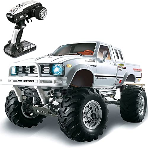 QIYHBVR RC-Cars Im Maßstab 1:10 Mit Großer Metallkarosserie, Ferngesteuertes Hochgeschwindigkeitsauto In Hobbyqualität Für Erwachsene Und Jungen, All Terrain 4WD 2,4 GHz Offroad-Monster-RC-Truck QIYHBVR RC-Cars Im Maßstab 1:10 Mit Großer Metallkarosserie, Ferngesteuertes Hochgeschwindigkeitsauto In Hobbyqualität Für Erwachsene Und Jungen, All Terrain 4WD 2,4 GHz Offroad-Monster-RC-Truck von QIYHBVR