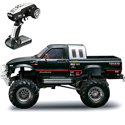 QIYHBVR RC-Cars Im Maßstab 1:10 Mit Großer Metallkarosserie, Ferngesteuertes Hochgeschwindigkeitsauto In Hobbyqualität Für Erwachsene Und Jungen, All Terrain 4WD 2,4 GHz Offroad-Monster-RC-Truck QIYHBVR RC-Cars Im Maßstab 1:10 Mit Großer Metallkarosserie, Ferngesteuertes Hochgeschwindigkeitsauto In Hobbyqualität Für Erwachsene Und Jungen, All Terrain 4WD 2,4 GHz Offroad-Monster-RC-Truck von QIYHBVR
