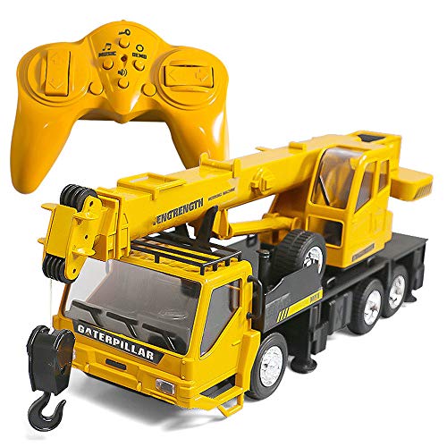 QIYHBVR RC Ferngesteuertes Auto 1:24 Engineering Truck 660 ° Drehbare Plattform 2.4G Ferngesteuerter Transportkran 34CM Großer Körper Automatische Demonstrationsfunktion Spielzeugauto Für Jungen QIYHBVR RC Ferngesteuertes Auto 1:24 Engineering Truck 660 ° Drehbare Plattform 2.4G Ferngesteuerter Transportkran 34CM Großer Körper Automatische Demonstrationsfunktion Spielzeugauto Für Jungen von QIYHBVR