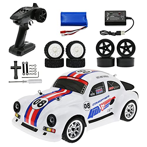 QIYHBVR RC-Rennwagen, 2,4-GHz-Hochgeschwindigkeits-Fernsteuerungsauto, 1:16 4WD-Spielzeugautos, Buggy Für Jungen Und Angel Eye-Scheinwerfer, Mädchen Mit Bürstenlosem Motor, Für Auto, Geschenk Für von QIYHBVR