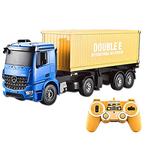 QIYHBVR RC Truck Und Trailer 24 Zoll 2,4 GHz Schnelle Geschwindigkeit 1:20 Elektrischer Schlepper Wiederaufladbares Trägerfahrzeug Frachttransporter Tolles Geschenk Für Kinder Jungen Mädchen QIYHBVR RC Truck Und Trailer 24 Zoll 2,4 GHz Schnelle Geschwindigkeit 1:20 Elektrischer Schlepper Wiederaufladbares Trägerfahrzeug Frachttransporter Tolles Geschenk Für Kinder Jungen Mädchen von QIYHBVR