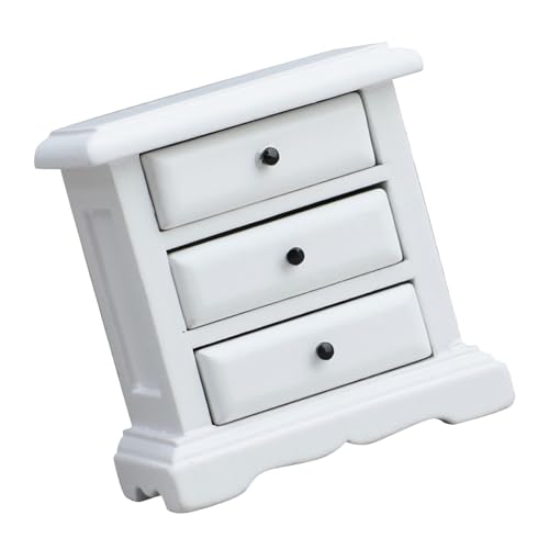 QIYUDUOLA Antike Miniatur-Beistellschrank Modell Figur Möbel für 1/12 Puppenhäuser Dekoration QIYUDUOLA Antike Miniatur-Beistellschrank Modell Figur Möbel für 1/12 Puppenhäuser Dekoration von QIYUDUOLA