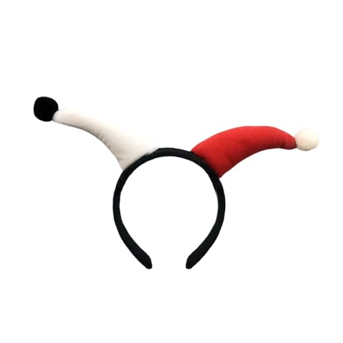 QIYUDUOLA Beliebter übertriebener Clown-Stirnband, Neuheit Hörner, Haarreif für Kinder und Erwachsene, Themenparty, Kostüm, Requisiten, Kopfschmuck von QIYUDUOLA