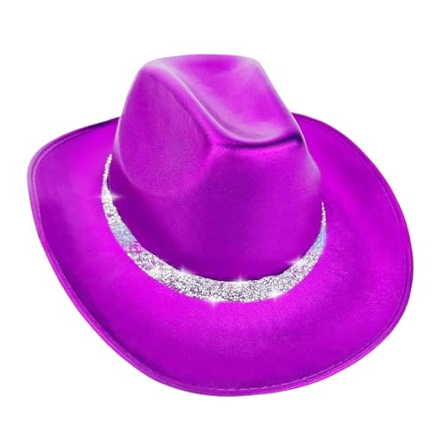 QIYUDUOLA Cowboyhut aus Kristall, für Junggesellinnenabschied, Karneval, für Club, Bühnenshows QIYUDUOLA Cowboyhut aus Kristall, für Junggesellinnenabschied, Karneval, für Club, Bühnenshows von QIYUDUOLA