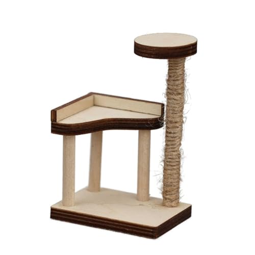 QIYUDUOLA Katzenpfosten Spielzeug Modell Realistisches Kletterspielzeug Puppenhäuser Dekoration Display Zubehör QIYUDUOLA Katzenpfosten Spielzeug Modell Realistisches Kletterspielzeug Puppenhäuser Dekoration Display Zubehör von QIYUDUOLA