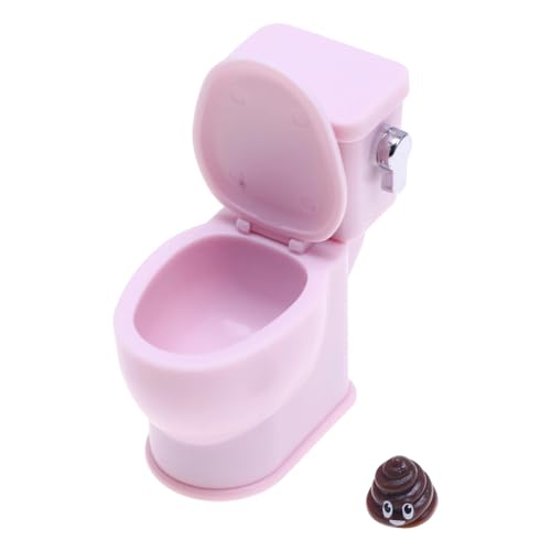 QIYUDUOLA Kleiner Simulations-Toilettensitz mit bündigem Klang für Puppenhäuser, realistische Badezimmer-Dekorationen QIYUDUOLA Kleiner Simulations-Toilettensitz mit bündigem Klang für Puppenhäuser, realistische Badezimmer-Dekorationen von QIYUDUOLA