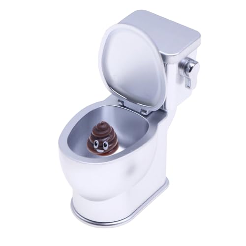 QIYUDUOLA Kleiner Simulations-Toilettensitz mit bündigem Klang für Puppenhäuser, realistische Badezimmer-Dekorationen QIYUDUOLA Kleiner Simulations-Toilettensitz mit bündigem Klang für Puppenhäuser, realistische Badezimmer-Dekorationen von QIYUDUOLA