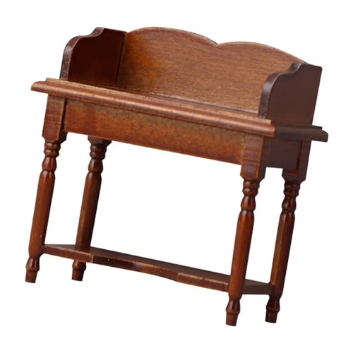 QIYUDUOLA Miniatur Holz Puppenhäuser Schreibtisch Miniatur Büro Puppenhäuser Möbel Zubehör QIYUDUOLA Miniatur Holz Puppenhäuser Schreibtisch Miniatur Büro Puppenhäuser Möbel Zubehör von QIYUDUOLA