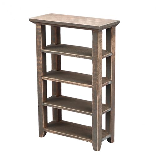 QIYUDUOLA Miniatur-Puppenhäuser, Möbel, 4 Ebenen, Holzregal zum Präsentieren und Organisieren von Pflanzenpuppenhäusern, Dekoration QIYUDUOLA Miniatur-Puppenhäuser, Möbel, 4 Ebenen, Holzregal zum Präsentieren und Organisieren von Pflanzenpuppenhäusern, Dekoration von QIYUDUOLA