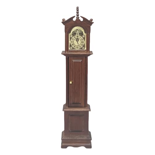 QIYUDUOLA Miniatur-Puppenhäuser Nostalgie Großvater Uhr Ornament für Kunstsammler Puppenhäuser Möbel Zubehör QIYUDUOLA Miniatur-Puppenhäuser Nostalgie Großvater Uhr Ornament für Kunstsammler Puppenhäuser Möbel Zubehör von QIYUDUOLA