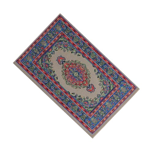 QIYUDUOLA Miniatur-Puppenhäuser Teppich mit traditioneller Einrichtung Teppich Handwerk Modell Puppenhäuser Möbel Zubehör QIYUDUOLA Miniatur-Puppenhäuser Teppich mit traditioneller Einrichtung Teppich Handwerk Modell Puppenhäuser Möbel Zubehör von QIYUDUOLA