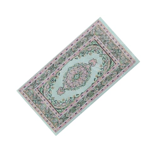 QIYUDUOLA Miniatur-Puppenhäuser Teppich mit traditioneller Einrichtung Teppich Handwerk Modell Puppenhäuser Möbel Zubehör QIYUDUOLA Miniatur-Puppenhäuser Teppich mit traditioneller Einrichtung Teppich Handwerk Modell Puppenhäuser Möbel Zubehör von QIYUDUOLA