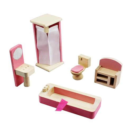 QIYUDUOLA Miniaturmöbel Modell Puppenhäuser Schlafzimmer Küche Zubehör Realistisches Spielset 1:12 QIYUDUOLA Miniaturmöbel Modell Puppenhäuser Schlafzimmer Küche Zubehör Realistisches Spielset 1:12 von QIYUDUOLA