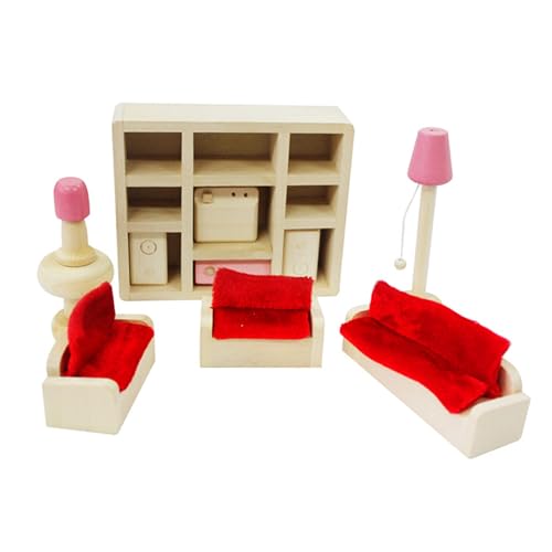 QIYUDUOLA Miniaturmöbel Modell Puppenhäuser Schlafzimmer Küche Zubehör Realistisches Spielset 1:12 QIYUDUOLA Miniaturmöbel Modell Puppenhäuser Schlafzimmer Küche Zubehör Realistisches Spielset 1:12 von QIYUDUOLA