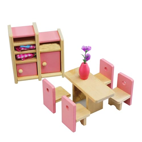 QIYUDUOLA Miniaturmöbel Modell Puppenhäuser Schlafzimmer Küche Zubehör Realistisches Spielset 1:12 QIYUDUOLA Miniaturmöbel Modell Puppenhäuser Schlafzimmer Küche Zubehör Realistisches Spielset 1:12 von QIYUDUOLA