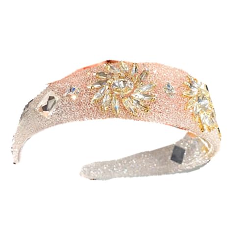 QIYUDUOLA Modisches Haarband, klare Kopfbedeckung, Kristall-Stirnband, Foto-Requisiten, Party, Cosplay, Kostüme, Tanzen, Partyzubehör QIYUDUOLA Modisches Haarband, klare Kopfbedeckung, Kristall-Stirnband, Foto-Requisiten, Party, Cosplay, Kostüme, Tanzen, Partyzubehör von QIYUDUOLA