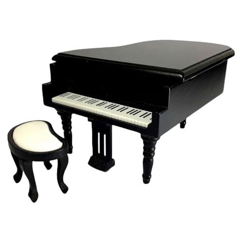 QIYUDUOLA Piano Spielzeug Figur Modell Realistische Vintage Instrument Puppenhäuser Dekoration Instrument Raum Spielzeug QIYUDUOLA Piano Spielzeug Figur Modell Realistische Vintage Instrument Puppenhäuser Dekoration Instrument Raum Spielzeug von QIYUDUOLA