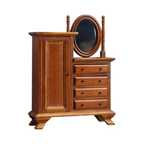 QIYUDUOLA Puppenhäuser Dekoration 1:12 Maßstab Puppenhäuser Miniatur Möbel Zubehör Simples Modern Holz Schminktisch QIYUDUOLA Puppenhäuser Dekoration 1:12 Maßstab Puppenhäuser Miniatur Möbel Zubehör Simples Modern Holz Schminktisch von QIYUDUOLA
