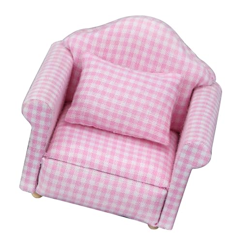 QIYUDUOLA Puppenhäuser im Maßstab 1:12, Miniatur-Couch-Möbel, Modell für Puppenhäuser, Dekoration QIYUDUOLA Puppenhäuser im Maßstab 1:12, Miniatur-Couch-Möbel, Modell für Puppenhäuser, Dekoration von QIYUDUOLA