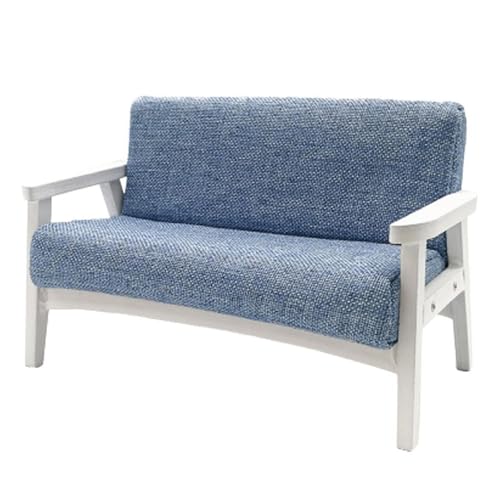 QIYUDUOLA Schlafzimmer Loveseat Sofa Miniatur Möbel Modell Zubehör Rollenspiel Einrichtung Helle Couch Puppenhäuser Zubehör QIYUDUOLA Schlafzimmer Loveseat Sofa Miniatur Möbel Modell Zubehör Rollenspiel Einrichtung Helle Couch Puppenhäuser Zubehör von QIYUDUOLA