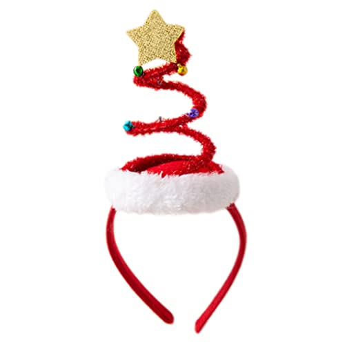 QIYUDUOLA Weihnachts-Haarbänder, Frühlingsspirale, Baum-Stirnband, Party-Dekoration, Zubehör für kreatives Urlaubs-Haarstyling QIYUDUOLA Weihnachts-Haarbänder, Frühlingsspirale, Baum-Stirnband, Party-Dekoration, Zubehör für kreatives Urlaubs-Haarstyling von QIYUDUOLA