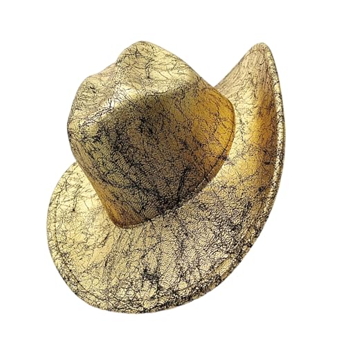 QIYUDUOLA Western-Cowboyhut mit breiter Krempe für Kostüm, Cosplay, Party, Zubehör von QIYUDUOLA
