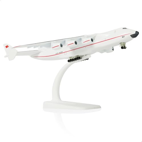 QIYUMOKE 1/400 Antonov 225 Modellflugzeug Russische Lackierung Mriya AN-225 Metall Druckguss Flugzeuge Modell mit Ständer für Erwachsene Militär Frachtflugzeug Modell Geschenk oder Dekoration Display QIYUMOKE 1/400 Antonov 225 Modellflugzeug Russische Lackierung Mriya AN-225 Metall Druckguss Flugzeuge Modell mit Ständer für Erwachsene Militär Frachtflugzeug Modell Geschenk oder Dekoration Display von QIYUMOKE