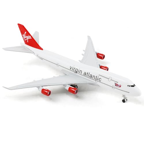 QIYUMOKE 1/400 VAA 747 Flugzeugmodell (6 Zoll) für Boeing 747 Flugzeugmodellbausatz mit vormontiertem Flugzeugfahrwerk und Ausstellungsständer, geeignet als Geschenk für Erwachsene oder als Sammlung von QIYUMOKE