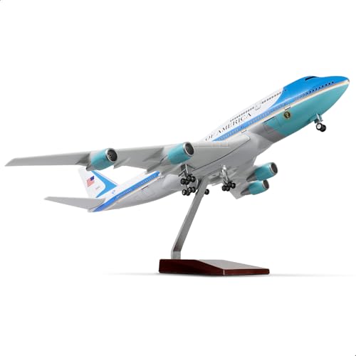 QIYUMOKE Air Force One 1/160 großes Flugzeugmodell 17 Zoll Boeing747 Druckguss -Flugzeugmodell für Model -Flugzeug 747 mit Stand für Luftfahrtbegeisterte Geschenke oder Ausstellungsdekorationen QIYUMOKE Air Force One 1/160 großes Flugzeugmodell 17 Zoll Boeing747 Druckguss -Flugzeugmodell für Model -Flugzeug 747 mit Stand für Luftfahrtbegeisterte Geschenke oder Ausstellungsdekorationen von QIYUMOKE