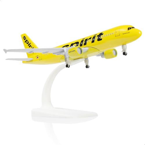 QIYUMOKE Airbus 320 Spirit (7,9 Zoll) im Maßstab 1:200, Flugzeug, Metallmodelle, legiertes Druckguss-Flugzeugmodell zum Sammeln und Verschenken von QIYUMOKE
