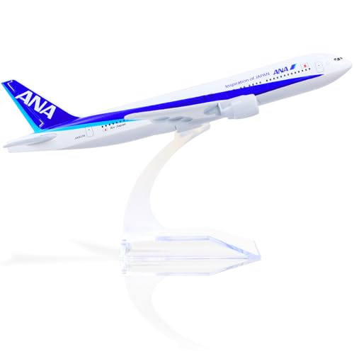 QIYUMOKE 1/400 Flugzeugmodell für ANA Airlines 777 Mit Ständer (6 Zoll lang) für Boeing 777 Legierungsmodellflugzeug Geschenk für Luftfahrtbegeisterte oder Desktop-Display-Dekoration QIYUMOKE 1/400 Flugzeugmodell für ANA Airlines 777 Mit Ständer (6 Zoll lang) für Boeing 777 Legierungsmodellflugzeug Geschenk für Luftfahrtbegeisterte oder Desktop-Display-Dekoration von QIYUMOKE