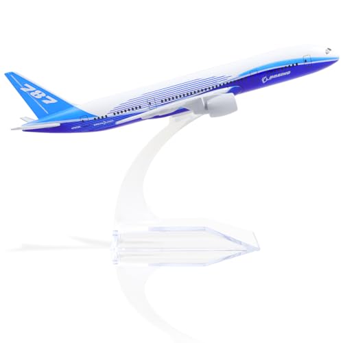 QIYUMOKE Boeing 787 Prototyp 1/400 Druckguss-Metallflugzeugmodell mit Ständer Legierungsflugzeugmodell Ausstellungsstück Sammlermodellbausatz als Geschenk QIYUMOKE Boeing 787 Prototyp 1/400 Druckguss-Metallflugzeugmodell mit Ständer Legierungsflugzeugmodell Ausstellungsstück Sammlermodellbausatz als Geschenk von QIYUMOKE