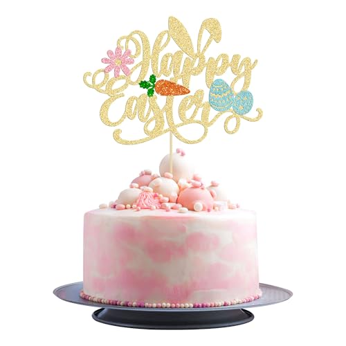 Tortendeko Ostern, Kuchen deko Ostern, Ostern Muffin Deko, Osterkuchen Deko, Cake Topper Ostern, Tortendeko Hase, Osterdekorationen für Geburtstage, Babypartys, Osterpartys (A) von QIZHIQIAMY