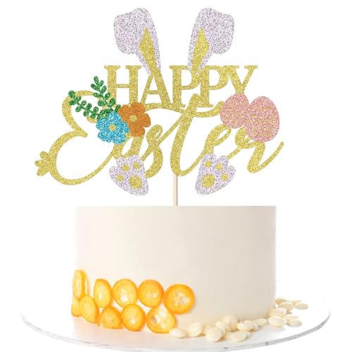 Tortendeko Ostern, Kuchen deko Ostern, Ostern Muffin Deko, Osterkuchen Deko, Cake Topper Ostern, Tortendeko Hase, Osterdekorationen für Geburtstage, Babypartys, Osterpartys (B) von QIZHIQIAMY