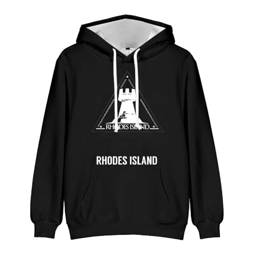 QJIRZB Arknights Hoodie Game Cartoon Blaze/Ptilopsis/Phantom/Maria Nearl 3D-Druck Pullover Kapuzen-Sweatshirt, Langarm Spiel Hoodies (Type1, M) von QJIRZB