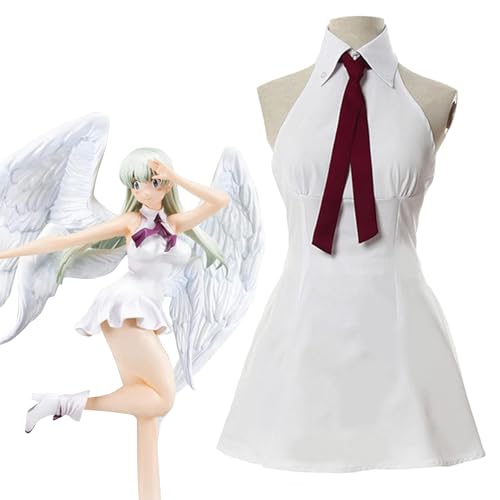 QJIRZB Elizabeth Liones Cosplay Kostüm The Seven Deadly Sins Cosplay Kellnerin Uniform Full Set Halloween Kleid für Frauen (Elizabeth Liones-2#, L) von QJIRZB