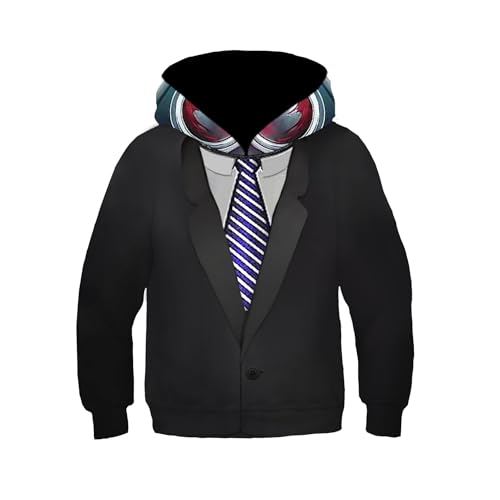 QJIRZB Toiletten-Kapuzenpullover für Kinder, Titan-Lautsprecher/Kameramann/Titan-TV-Mann-Spiel-Hoodie, langärmelig, Pullover (Anzug für Kameramann, 128–146) von QJIRZB