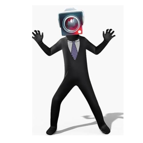 QJIRZB WC-Cosplay-Kostüm, Titan-Kameramann/Titan-Speakerman/Titan-TV-Mann/Kameramann Cosplay (Kameraman, 120) von QJIRZB