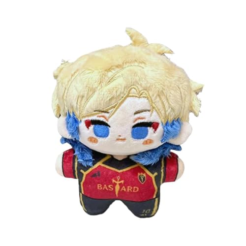 QKNTKF Blue Lock Weiches Kissen Reo Mikage, 12 cm, Mini-Anime-Umarmungskissen, Schultaschen-Anhänger, Charm, Zuhause, Sofa, Dekoration, Weihnachtsgeschenke (Michel Caesar, 12 cm) von QKNTKF