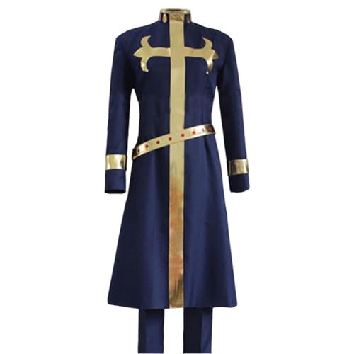 QKNTKF Higashikata Josuke/Enrico Pucci/Jotaro Cosplay Kostüm Anime Cosplay Outfits Anzüge Komplettes Set von Dress Up Uniform Halloween Karneval Party Verkleidung Zubehör (Enrico Pucci, XXL) von QKNTKF