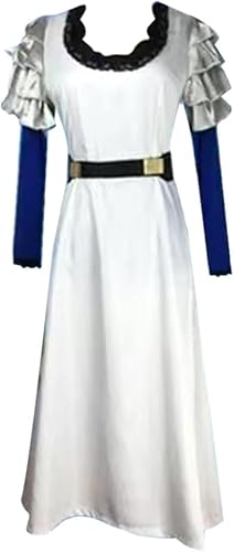 QKNTKF Tokyo Ghoul Rize Kamishiro Cosplay-Kostüm mit Perücke und Brille, Anime-Cosplay-Outfits, komplettes Set für Halloween-Party (Outfits, M) von QKNTKF